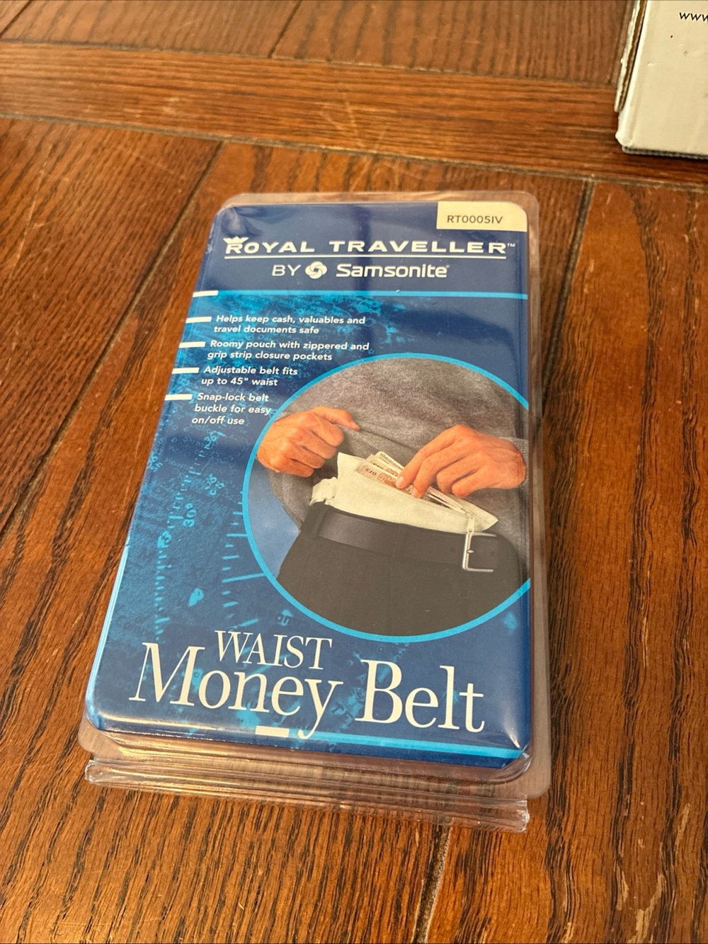 Royal Traveller By Samsonite Waist Money Belt Ivory 2004 Vintage RT0005IV
